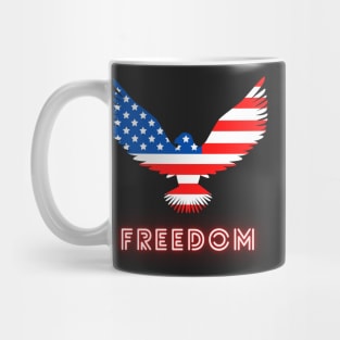 Freedom & Peace in USA Mug